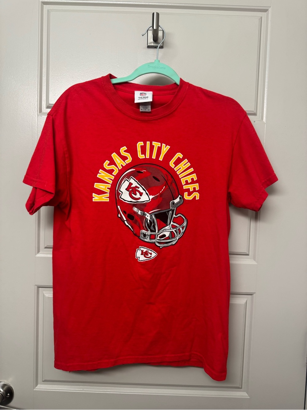 NFL Kansas City Chiefs Red Graphic Tee with Logo